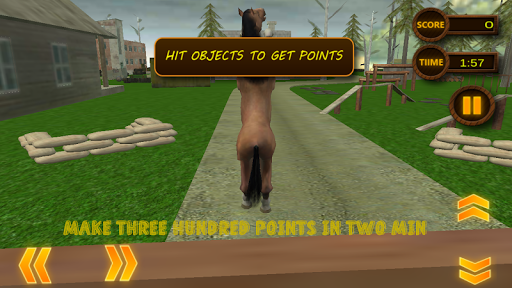 Fury Wild Horse Simulator 3D - Gameplay image of android game