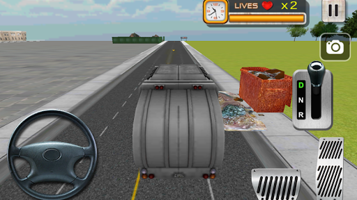 City Garbage Cleaner Truck 3D - Gameplay image of android game