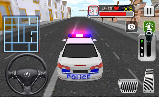 Police Car Driver - Gameplay image of android game