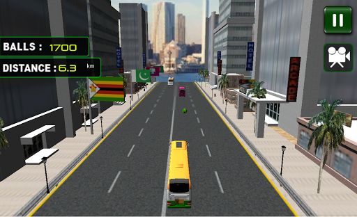 Cricket World Cup Bus Racing - Gameplay image of android game