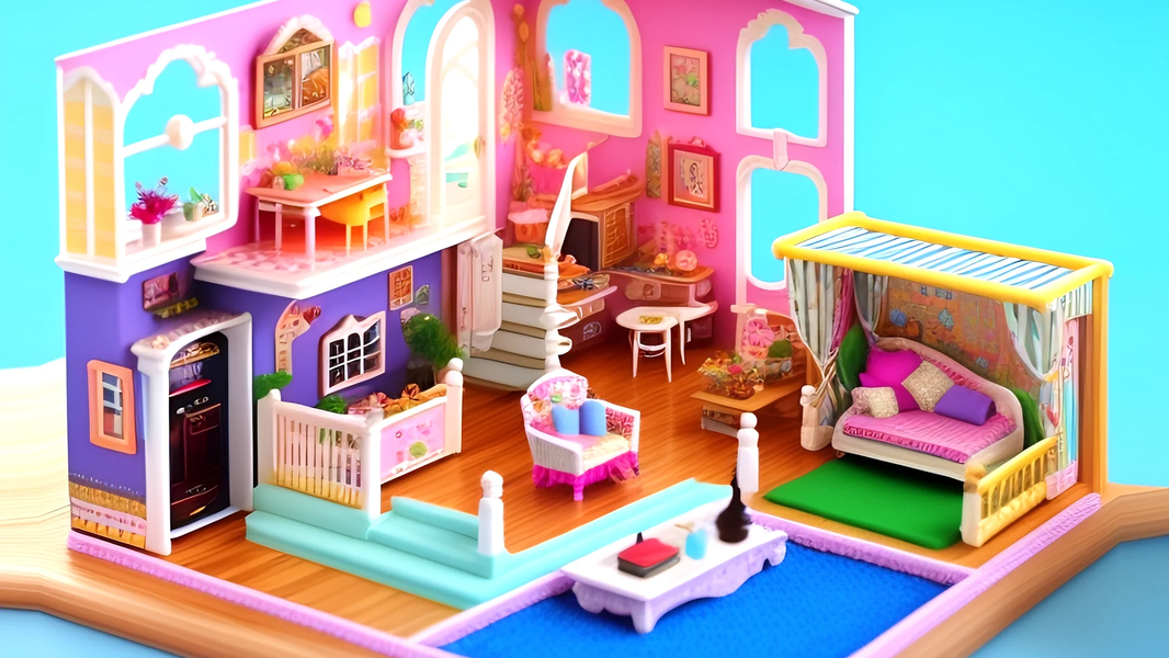Doll House Design Doll Games - Gameplay image of android game