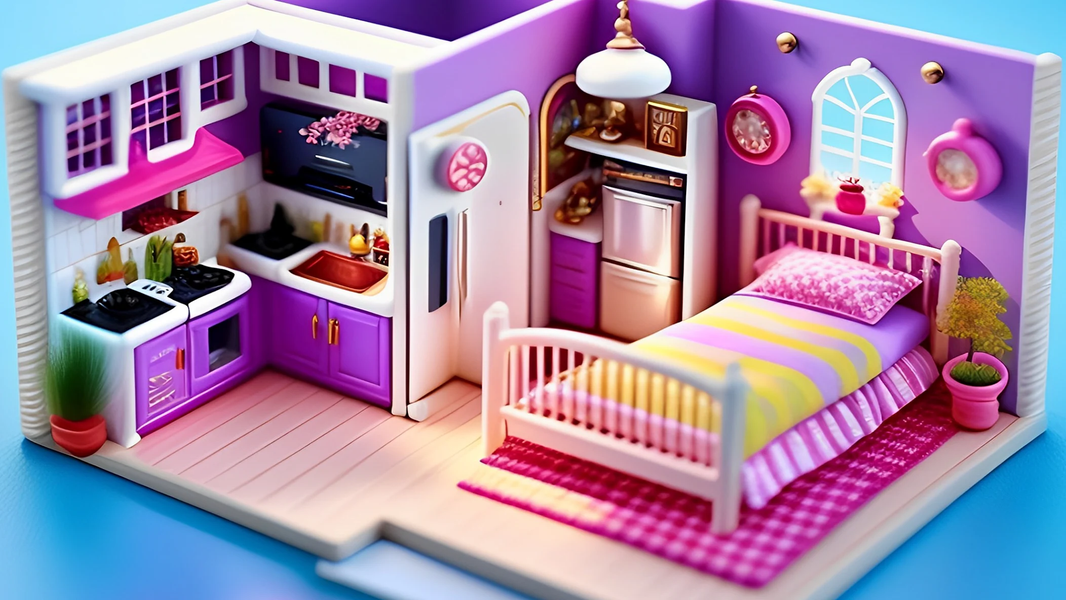 Doll House Design Doll Games - Gameplay image of android game