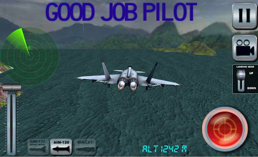 Jet Fighter Simulator 3D - Gameplay image of android game