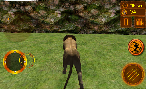 Real Lion Simulator 3D - عکس برنامه موبایلی اندروید