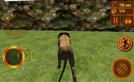 Real Lion Simulator 3D - Image screenshot of android app