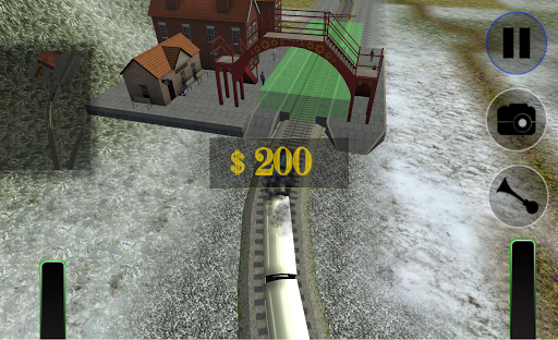 Speed Train Simulator 3D - Gameplay image of android game