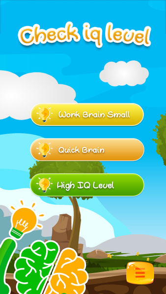 Brain Game IQ Level Test - Gameplay image of android game