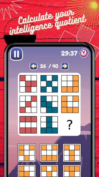 IQ Test: Logic brain training - Gameplay image of android game