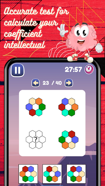 IQ Test: Logic Brain Training - Gameplay image of android game