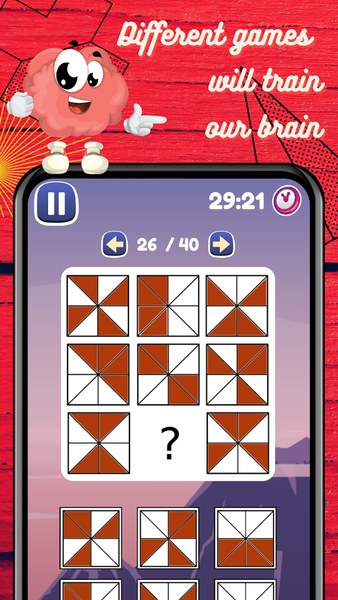 IQ Test: Logic Brain Training - Gameplay image of android game