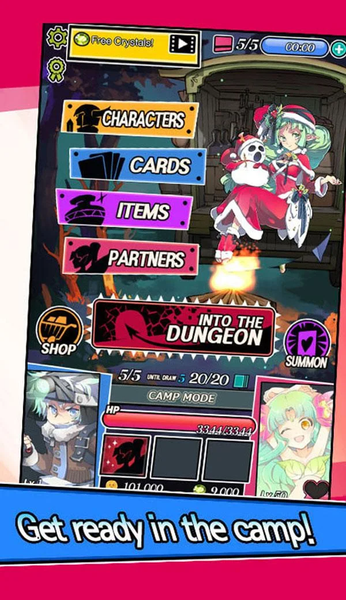 Dungeon&Girls: Card Battle RPG - عکس بازی موبایلی اندروید