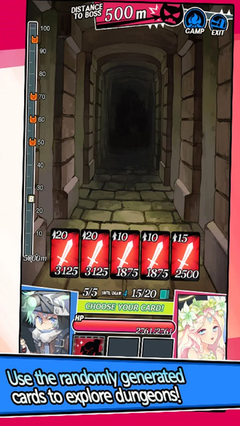 Dungeon&Girls: Card Battle RPG - عکس بازی موبایلی اندروید