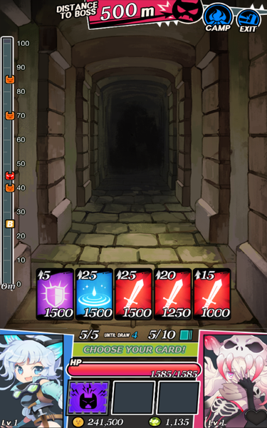 Dungeon&Girls: Card Battle RPG - عکس بازی موبایلی اندروید