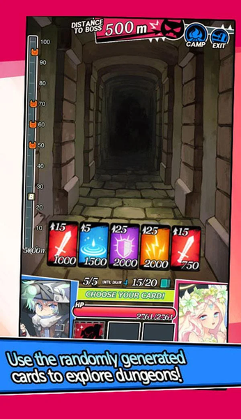 Dungeon&Girls: Card Battle RPG - عکس بازی موبایلی اندروید