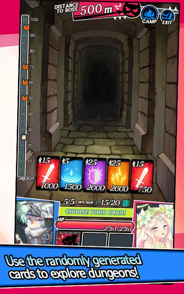 Dungeon&Girls: Card Battle RPG - عکس بازی موبایلی اندروید