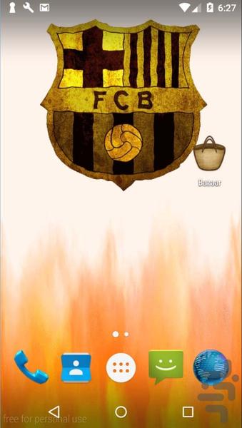 Barcelona - fiery live wallpaper - Image screenshot of android app