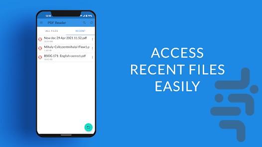 pdf reader - Image screenshot of android app
