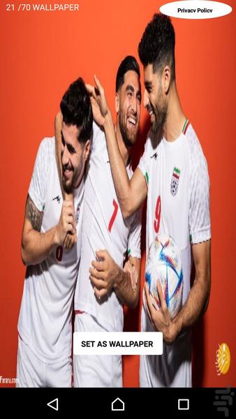 بازیکنان فوتبال ایرانی HD+۱ پس زمینه - عکس برنامه موبایلی اندروید