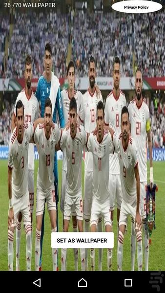 بازیکنان فوتبال ایرانی HD+۱ پس زمینه - عکس برنامه موبایلی اندروید