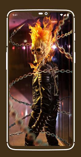 Ice Fire Skull Wallpapers - Image screenshot of android app