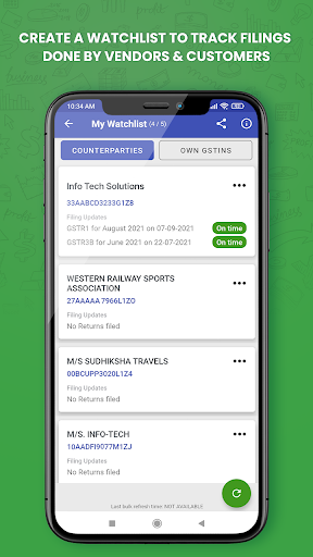 IRIS Peridot GST & MSME App - Image screenshot of android app