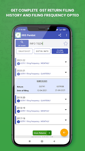 IRIS Peridot GST & MSME App - Image screenshot of android app