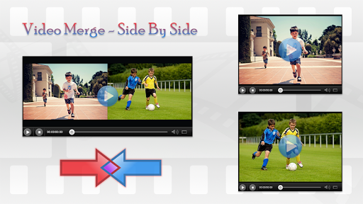 Video Merge - Side By Side - عکس برنامه موبایلی اندروید