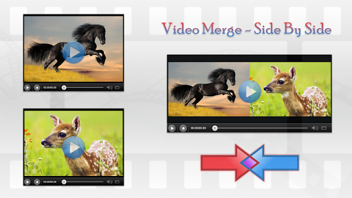 Video Merge - Side By Side - عکس برنامه موبایلی اندروید