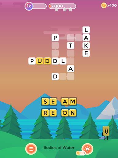 Letter Bounce - Word Puzzles - Gameplay image of android game