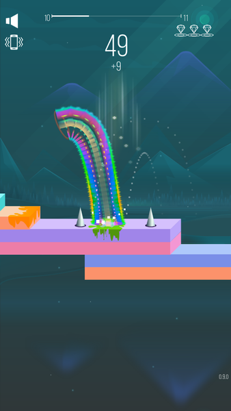 Springy Walk - Gameplay image of android game