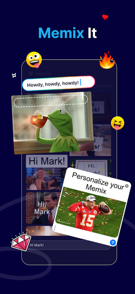 Memix - Make memes fast - عکس برنامه موبایلی اندروید