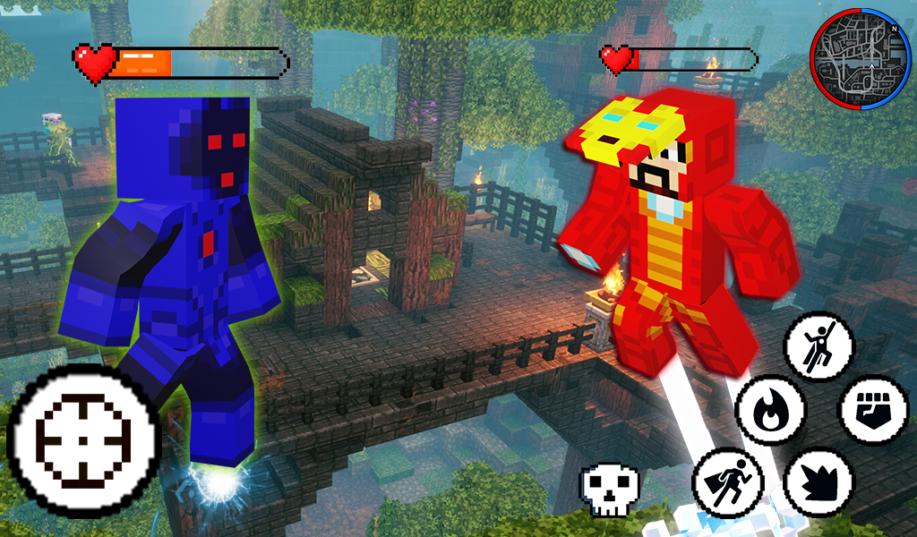 Iron Craft Superhero Fighting - Gameplay image of android game