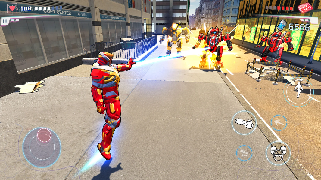 Iron Hero Game:Super City Hero - Gameplay image of android game