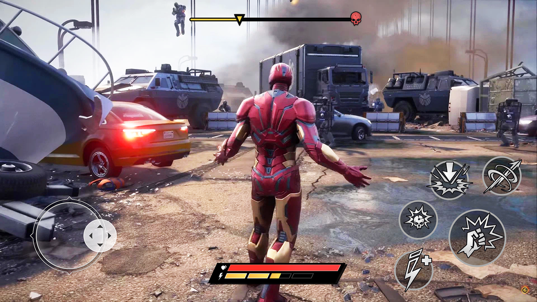 Iron Hero: Superhero Fighting - Image screenshot of android app