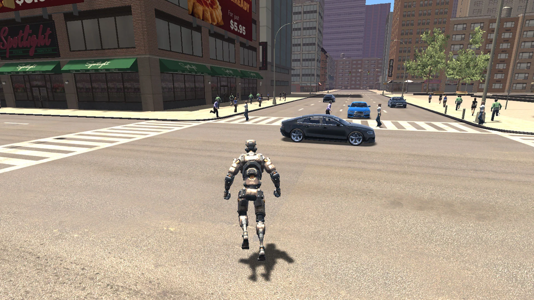 Super city hero:Iron Hero War - Gameplay image of android game