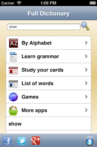 English Dictionary - Offline - Image screenshot of android app