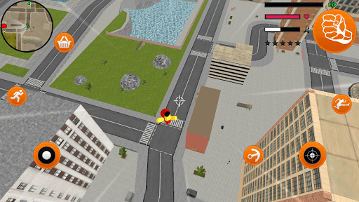 Iron Stickman Vegas Crime Rope Hero Simulator - Gameplay image of android game