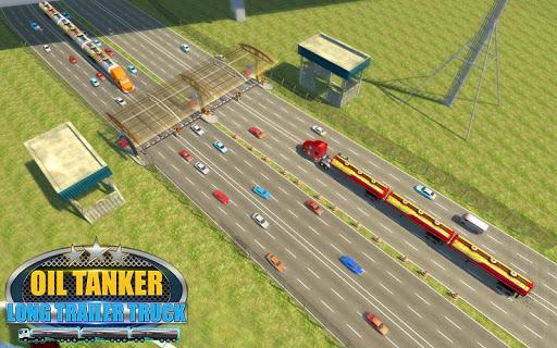 Oil Tanker Long Trailer Truck Simulator-Road Train - عکس بازی موبایلی اندروید