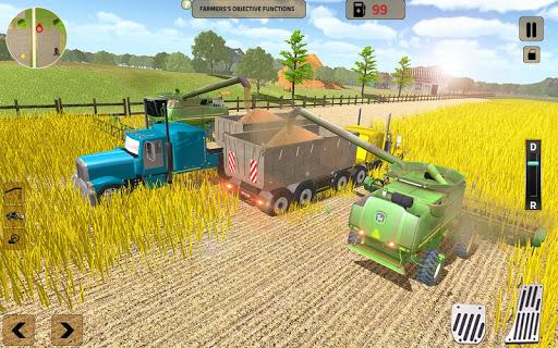 Real Tractor Farming Simulator - Gameplay image of android game