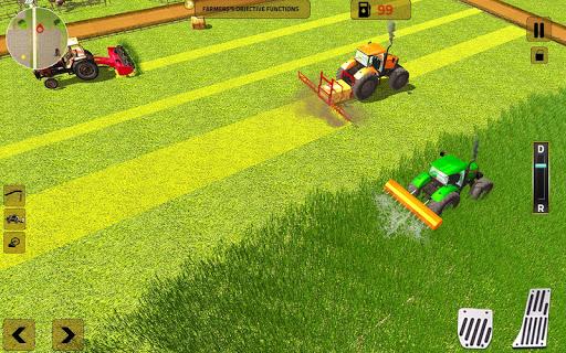 Real Tractor Farming Simulator - Gameplay image of android game