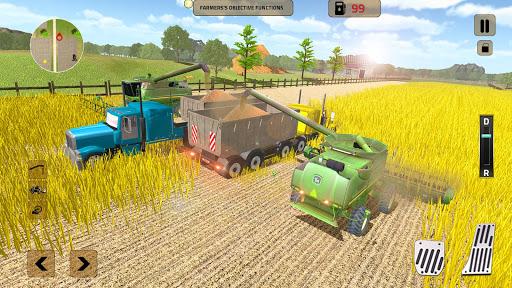 Real Tractor Farming Simulator - Gameplay image of android game
