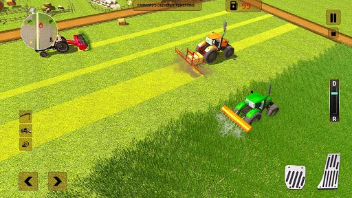 Real Tractor Farming Simulator - Gameplay image of android game