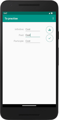 English Irregular Verbs - Image screenshot of android app