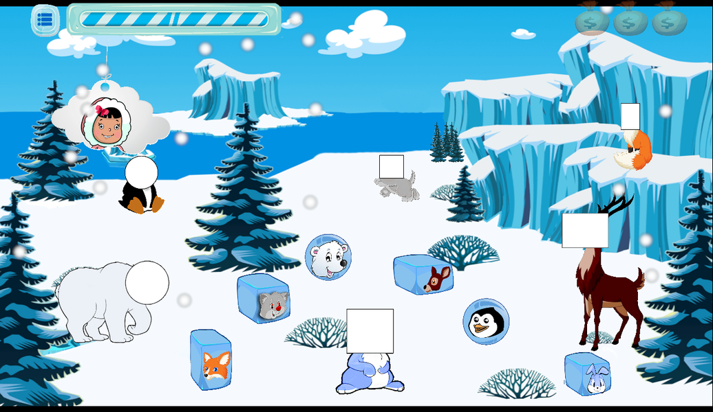 Teaching for kids " Ice Land " - عکس بازی موبایلی اندروید