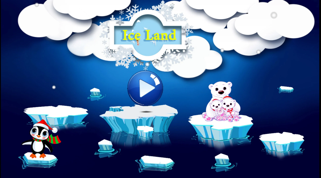 Teaching for kids " Ice Land " - عکس بازی موبایلی اندروید