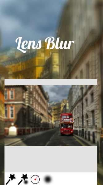 Lens Blur - عکس برنامه موبایلی اندروید