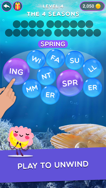 Word Magnets - Puzzle Words - Gameplay image of android game