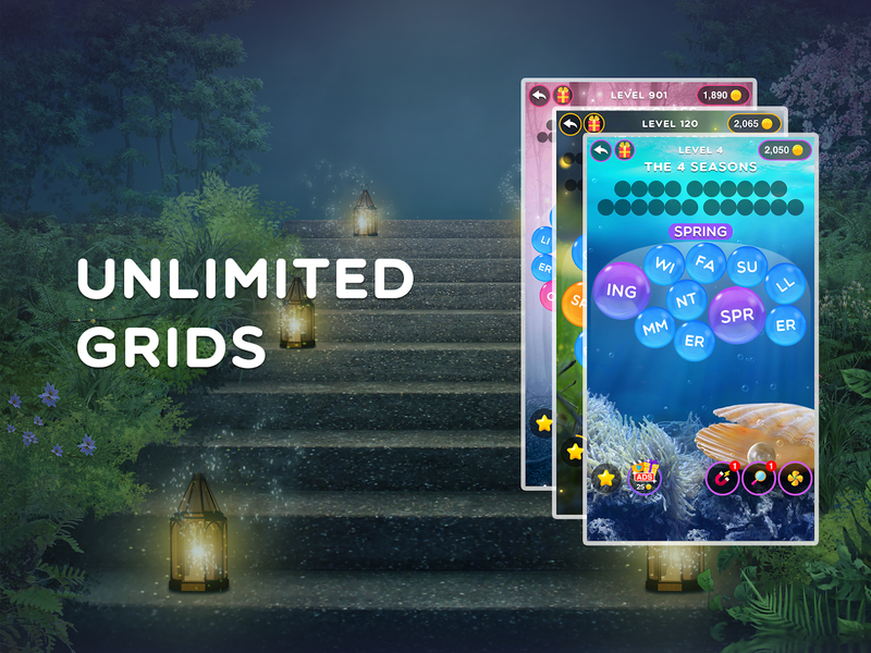 Word Magnets - Puzzle Words - Gameplay image of android game