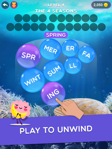 Word Magnets - Puzzle Words - Gameplay image of android game
