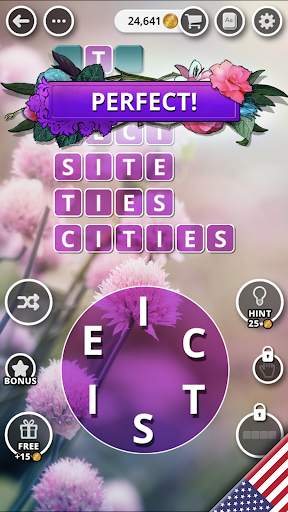 Bouquet of Words: Word Game - Gameplay image of android game